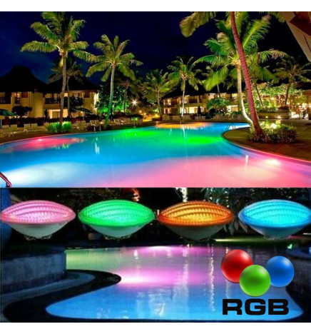 إضاءة LED ملونة للمسابح